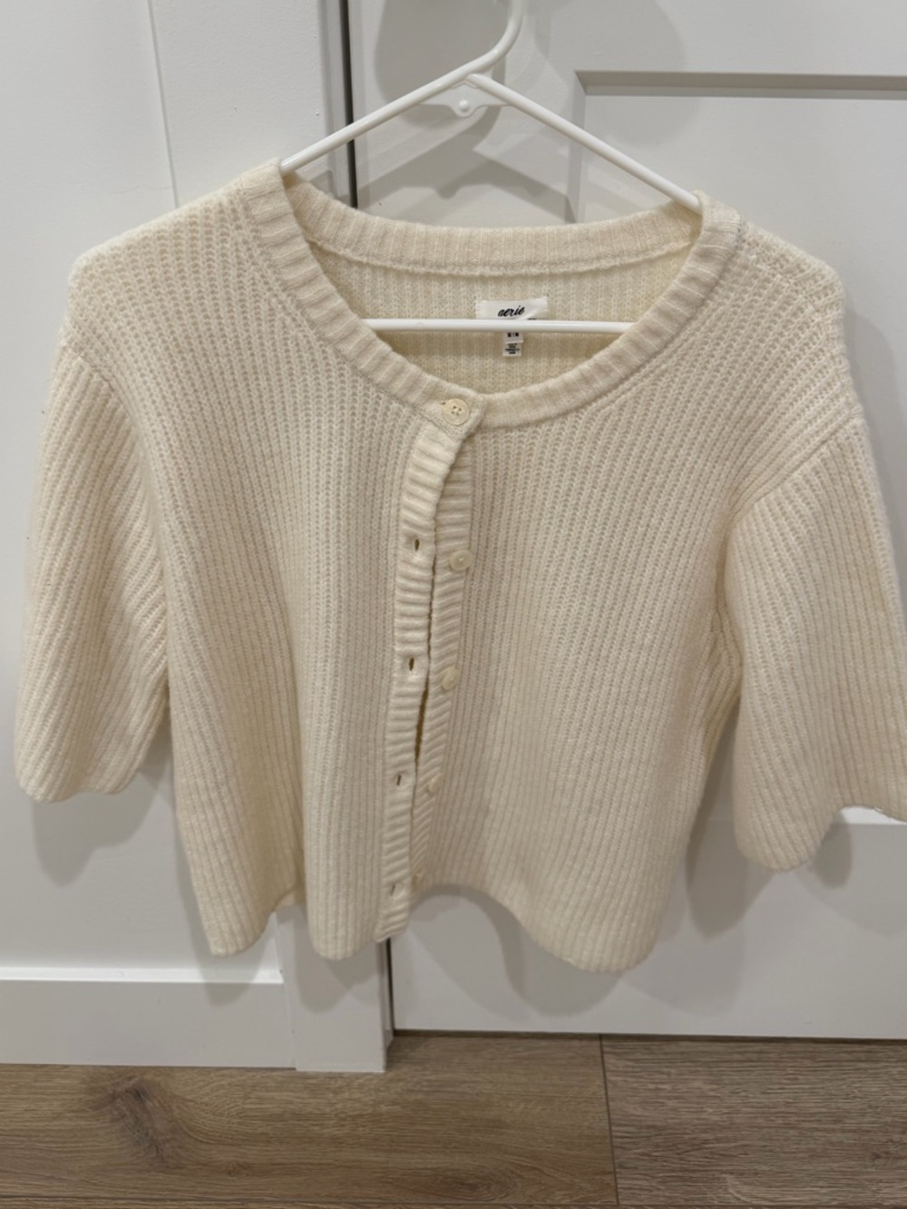 Aerie Unreal Short Sleeve Cardigan